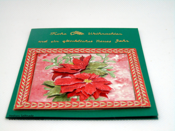 3-D-Weihnachtskarte mit #Weihnachtsstern