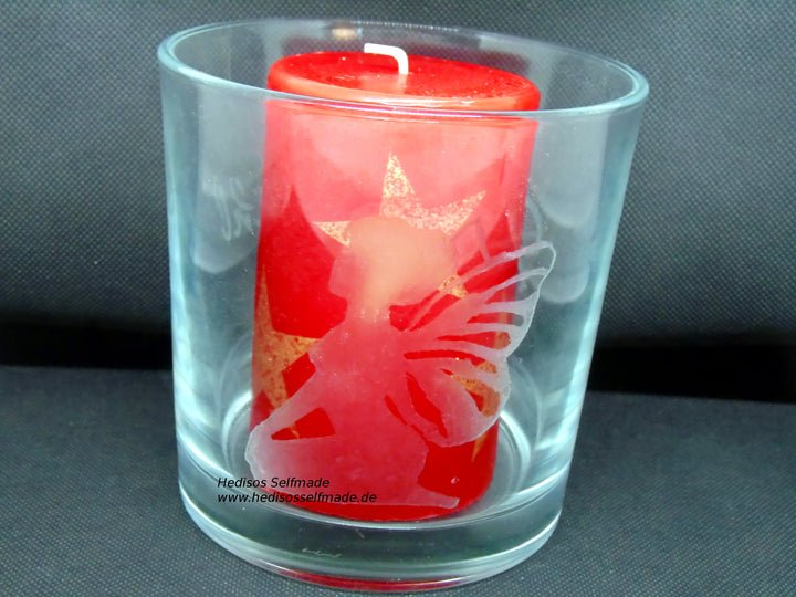 Windlicht "Glücksgefühl" 12 cm handgraviert