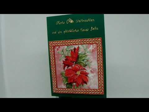 3-D-Weihnachtskarte mit #Weihnachtsstern